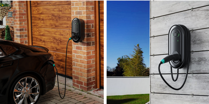 EVSE Manufacture AC Smart Charging Point para vehículos eléctricos 7kw 11kw 22kw Estación de carga solar de pared con OCPP/DLB para uso empresarial y doméstico