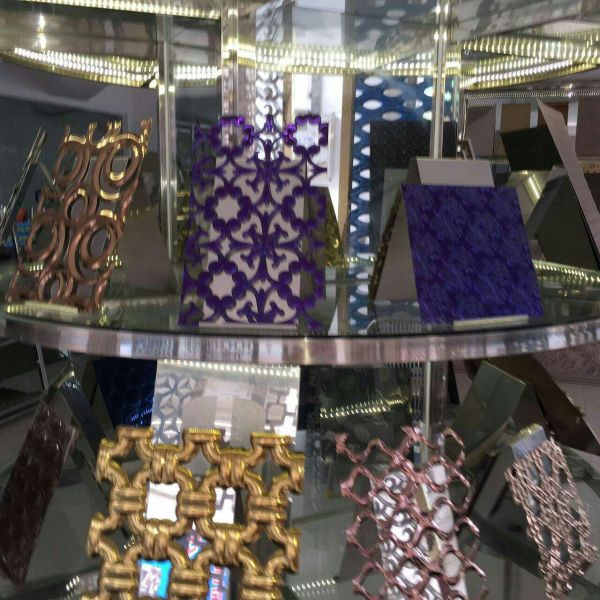 High-grade 304 stainless steel mirror rose gold stainless steel wall panels screen factory