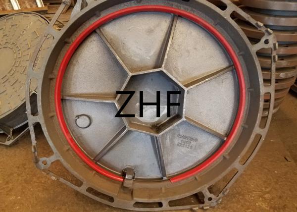 Stable Performance Metal Manhole Cover Diameter 400mm With Sealing Strips