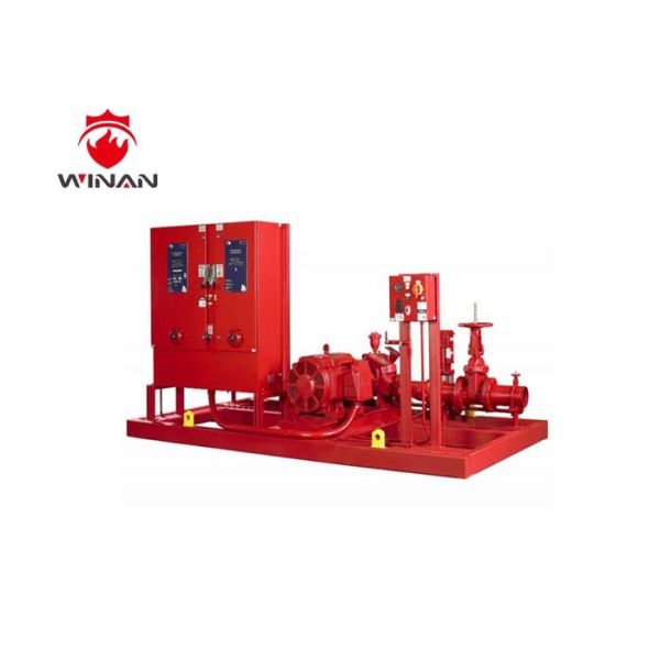 Electric Centrifugal Diesel Fire Fighting Pump 8-960CMB/H Flow Capacity