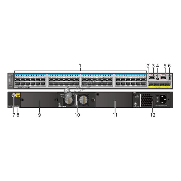 s5720-56c-pwr-ei-ac1-datasheet 4*100GE QSFP28 CloudEngine Huawei SFP Switch S6730-H24X4Y4C 4*25GE SFP28 Ports