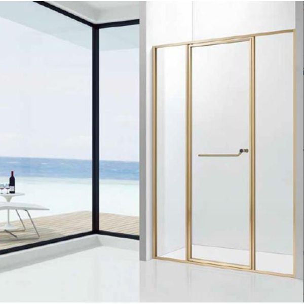 Stainless Steel Frame Style Fixed Rod Pull for Shower Room Sliding Tempered Glass Door
