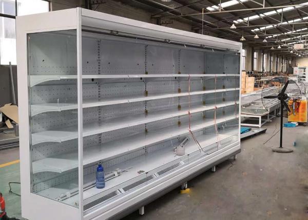 Refrigerador remoto de poupança de energia auto 5pcs de degelo de R448a Multideck acima da prateleira