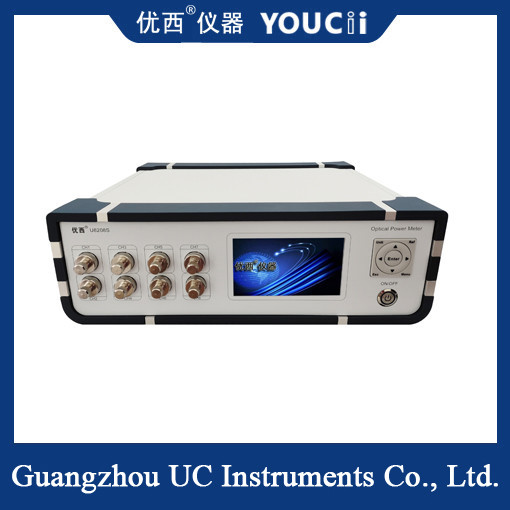 The 8-Channel Optical Power Meter Is Displayed Simultaneously
