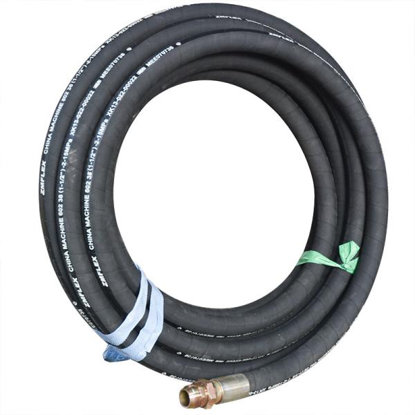Rock Drill Rig Parts 20m 50m Nitrile Synthetic Gasoline Oil Fuel Resistant Hydraulic Rubber Air Hose