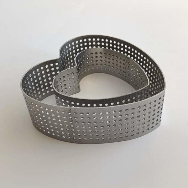 Heart Shape Perforated Metal Filter Screen Mesh Heat Resistance