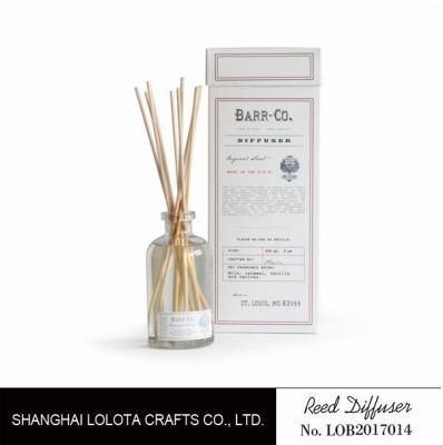 120ml clear bottle reed diffuser with customized fragrance and gift box