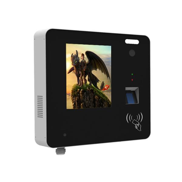 Cash register 32 inch wall mountable outdoor television enclosure touch screen  self service kiosk with thermal printer