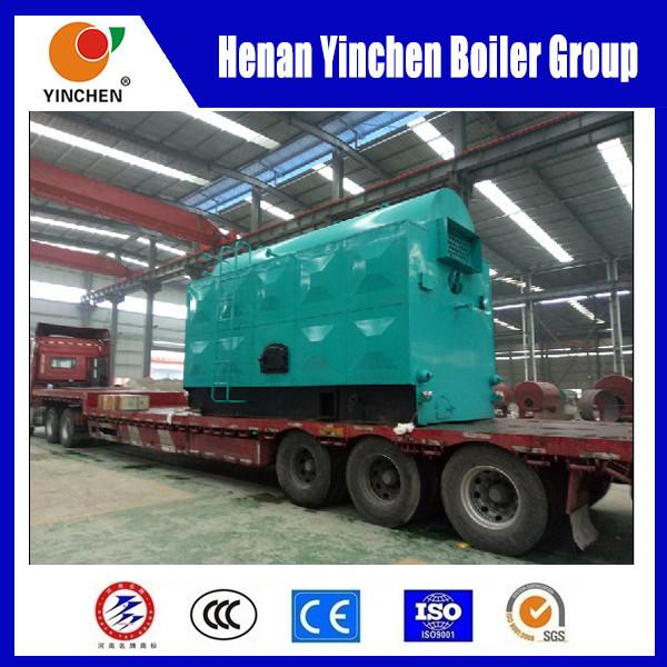 1 Ton Wood Biomass Fired Steam Boiler Alcohol Distillation Manual Operation
