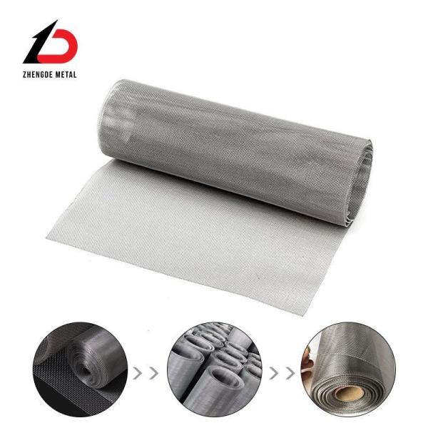 2000 X 2000mm Stainless Steel Aluminum Crimped Wire Mesh Woven Metal Vibrating Screen Mesh
