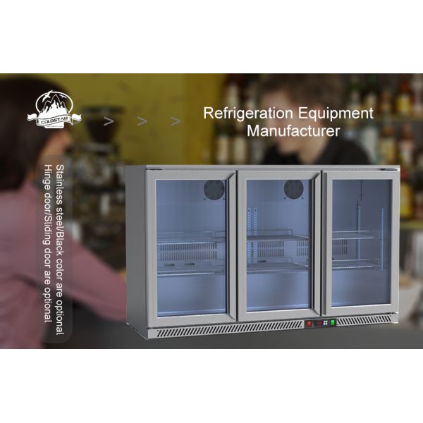 300L Glass Door Counter Top Mini Fridge Desktop Display Cooler