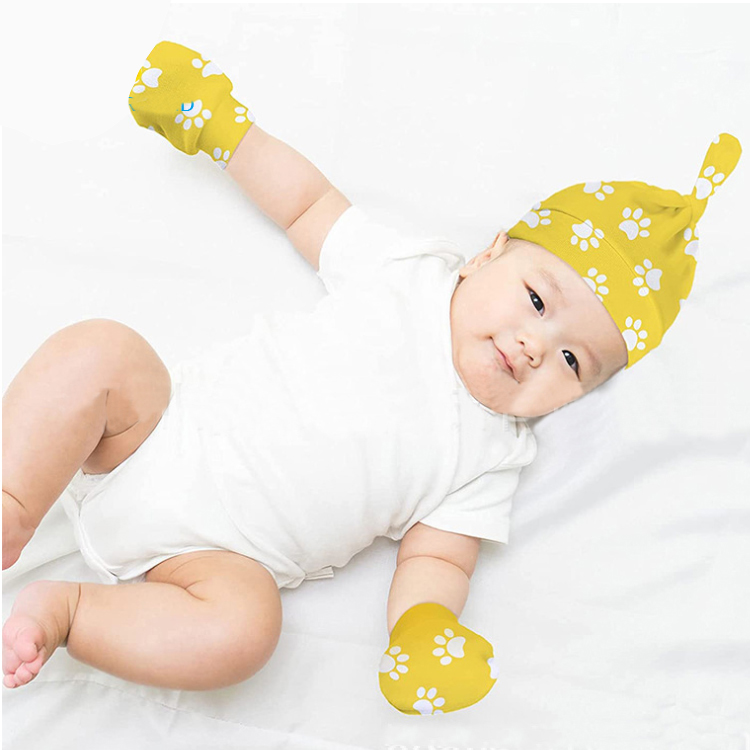 Sublimation Newborn Top Knot Hat Personalized Infant Hat
