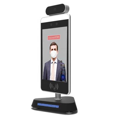 8'' Non - Touch Screen Face Recognition Infrared Thermometer With 200W Pixel Camera