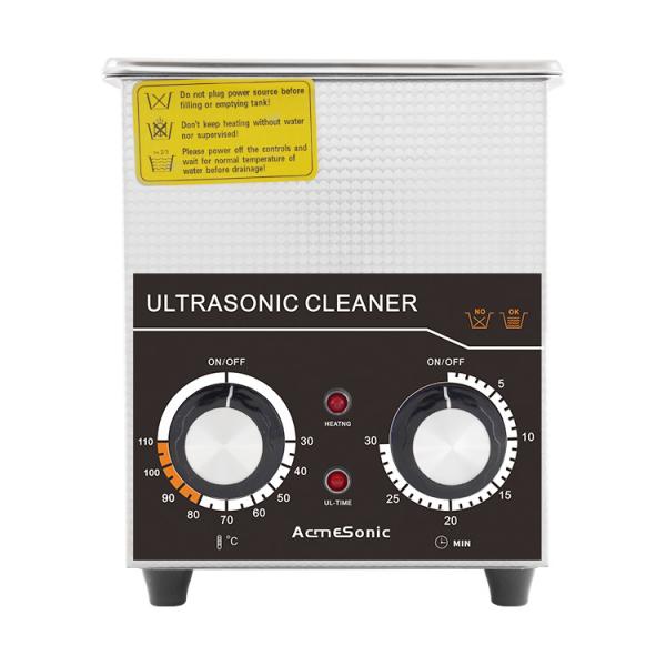 Mechanical Ultrasonic Eyeglass Cleaner Metal 2L Ultrasonic Cleaner