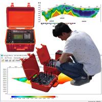 2/3D Resistividade e Polarização Induzida Sistema de Imagem Digital de Resistividade DC de Alta Potência Detector de Água Subterrânea