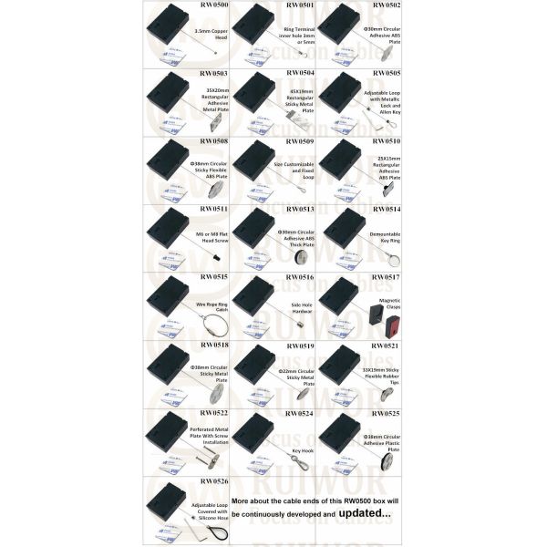 RW0500 Cuboid Anti Theft Pull Box Can Work With Connectors Apply In Different Products Security Harness