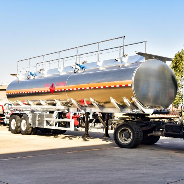 33000L 38000L Semi Tanker Trailer Gasoline Oil Transport Tanker 2 Axle 3 Axle Truck Trailer