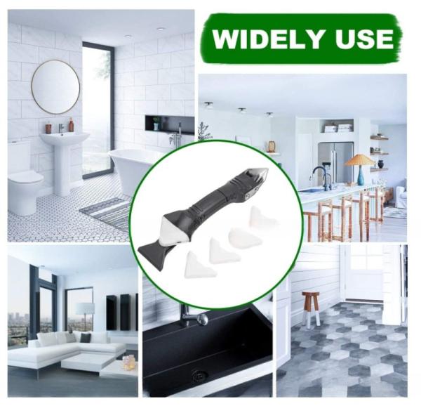 Stainless Steel head 3 in 1 Caulking Tools Sealant Caulk Nozzle Applicator 26PCS Caulking Finisher Tool Kit