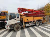 2008 putzmeister camion de pompe à béton 38 mètres installé châssis de stock Isuzu à vendre directement