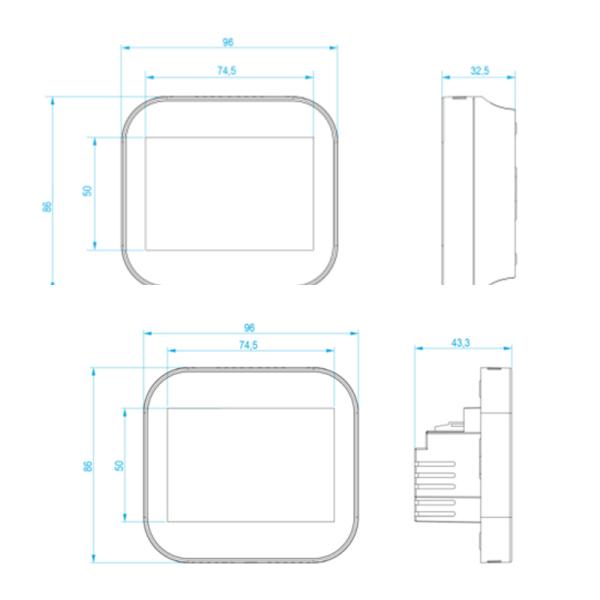 CE/FCC認定TUYA スマートWiFi サーモスタット