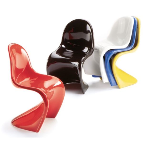 Panton Chair Design furniture S Shape fiberglass ABS restaurant chairs