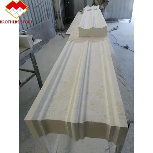 Customized Luxury Marble Staircase Handrail Column for Villa Style Interior Design