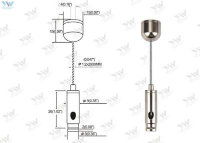 Привесные светлые системы подвеса набора подвеса/освещения устанавливая аксессуа
