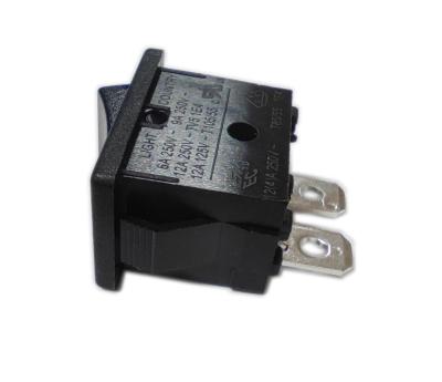 10000 Cycles R19-10 Rocker Switch Copper Silver Plated Terminal PA66/PC Housing