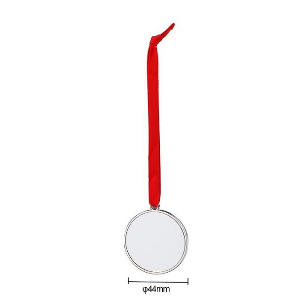 Blank Metal Sublimation Christmas Ornament Christmas Tree Hanging Decorations