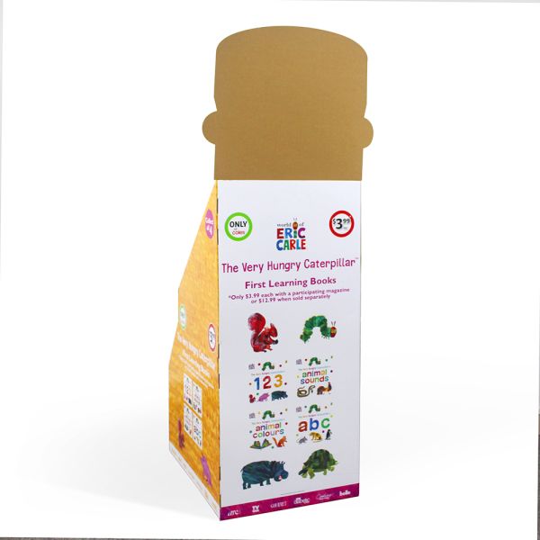 Retail Supermarket Shop Pod Pop Children Toy Book Magazine Shelf Cardboard Body Floor Display Racks Stands Counter