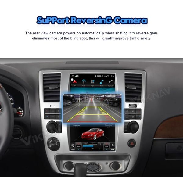 12.1 дюймовый головной блок GPS навигационный мультимедийный проигрыватель для 2006-2015 Nissan Amanda Android Wireless Carplay BT 4G