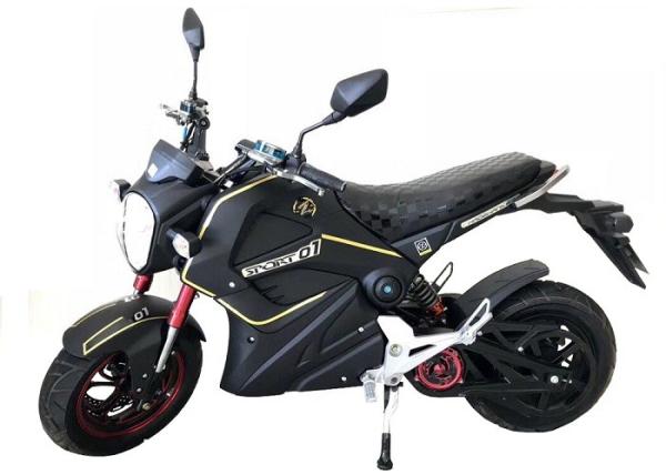 Black Color Electric Moped Scooter For Adult 48V 350W High Performance