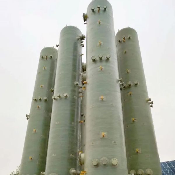 High Strength FRP Desulfurization Tower Anti Aging And Anti Leakage FRP Scrubber
