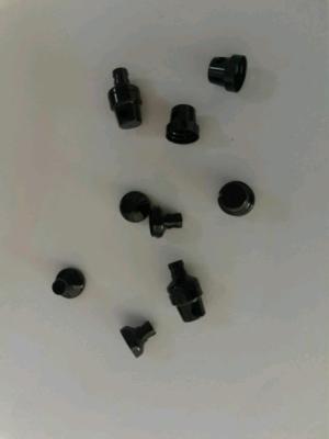 O OEM prateia/tampa de gerencio fazendo à máquina anodizado preto do CNC para o telefone da orelha