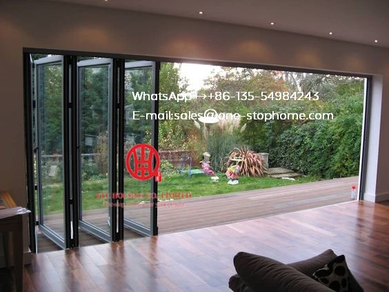 Sound Reduction aluminum bi-folding door,barn door,hardware,sliding door,front door,panel door