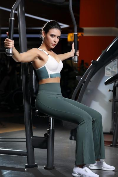 Soutien-gorge de sport de compression d'entraînement anti-humidité