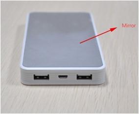 Lightweight Portable Cell Phone Power Bank Fashionable Design 140*72*16mm