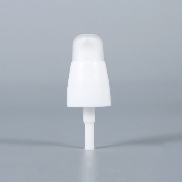 White 20/410 20mm Pump For Cream Ergonomic Design