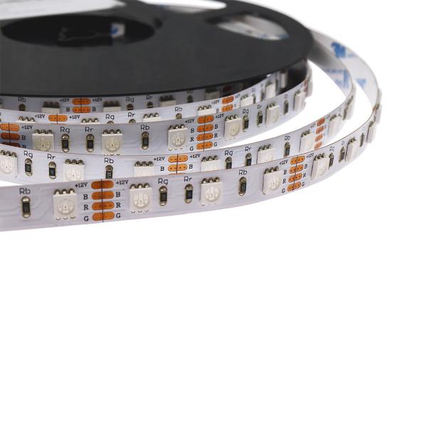 High quality flexible LED strip lights 12V / 24V 60LED 5050 RGB LED strip