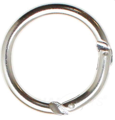 5x50mm Cirlce Shaped Not For Climbing Aluminum Carabiner 50pcs/bag