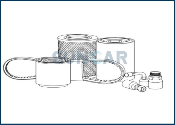 PS01V00001R400 Boom Cylinder Piston Rod Seal Kit for CNH CX55B