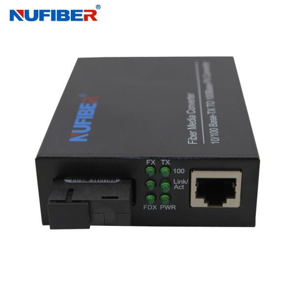 10/100M Fiber Media Converter Single Fiber Single Mode 1310/1550nm 20km Fast SM Media Converter