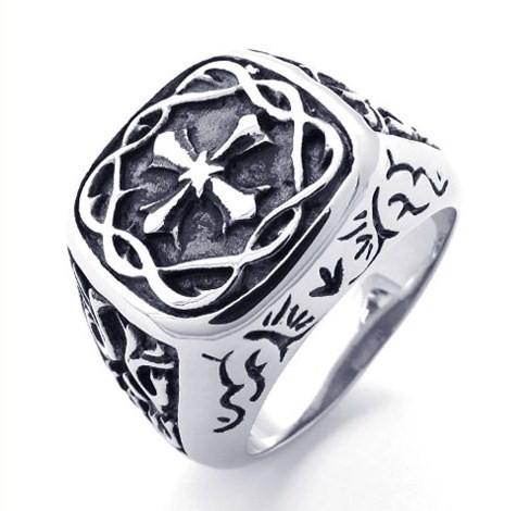 Tagor Jewelry Super Fashion 316L Stainless Steel Casting Rings Collection PXR011