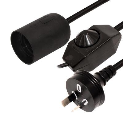 AU Plug Salt Lamp Cordon d'alimentation avec commutateur de diminution de luminosité 1,8 m