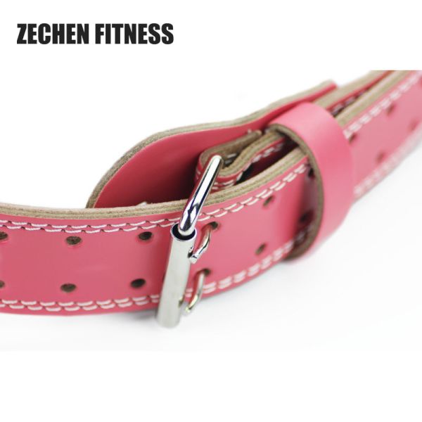 Weightlifting Back Waist Support Gym Suede Leather Power Lifting Belt