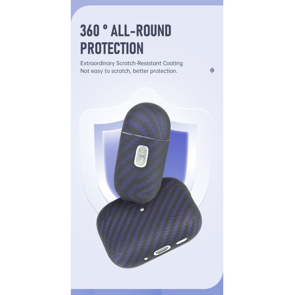 Shockproof Carbon Aramid Fiber Earphone Case for AirPods Pro 3