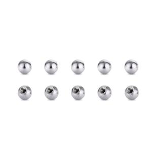 Bola de aço inoxidável furada com furo 18mm 19mm para a joia piercing do corpo
