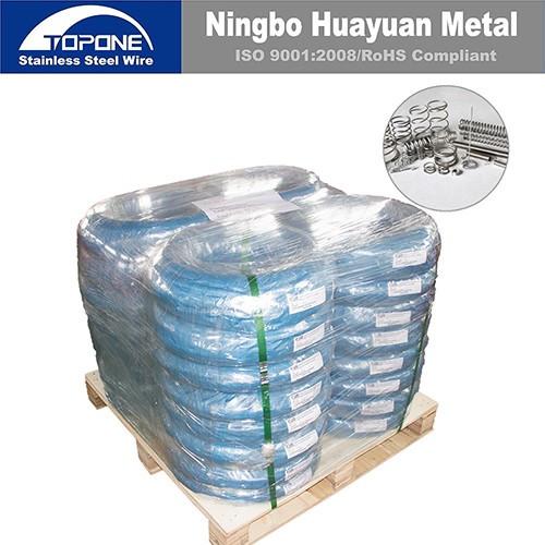 Fil de ressort adapté aux besoins du client par fabrication d'acier inoxydable en métal pour le clip à ressort 300series