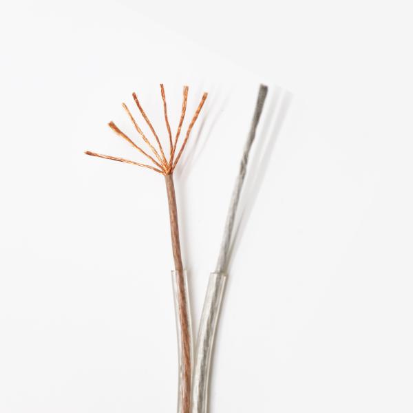Multi - Stranded PVC Sheathed Cable Wire With Blue Transparent RVH Speaker Cable