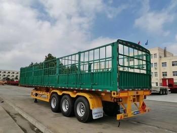 High-Performance Fence Semi Trailer For Secure Transport Of Livestock Animals And Heavy Load